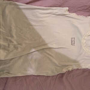 American Eagle Lace Trimmed tank top